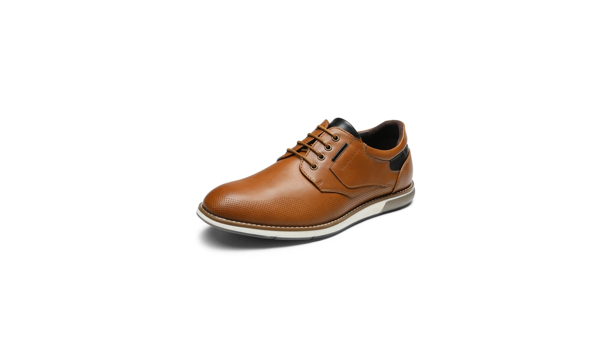 Bruno Marc Men's Dress Oxfords Casual Derby Sneakers,brown,10.5w