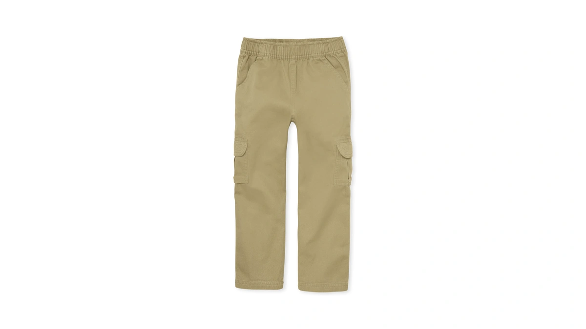The Children's Place Boys Pull On Cargo Pants,flax Single,8h