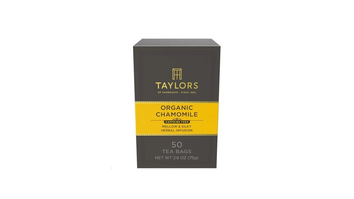 Taylors Of Harrogate Organic Chamomile, Herbal Tea, Pillow Bags, 50