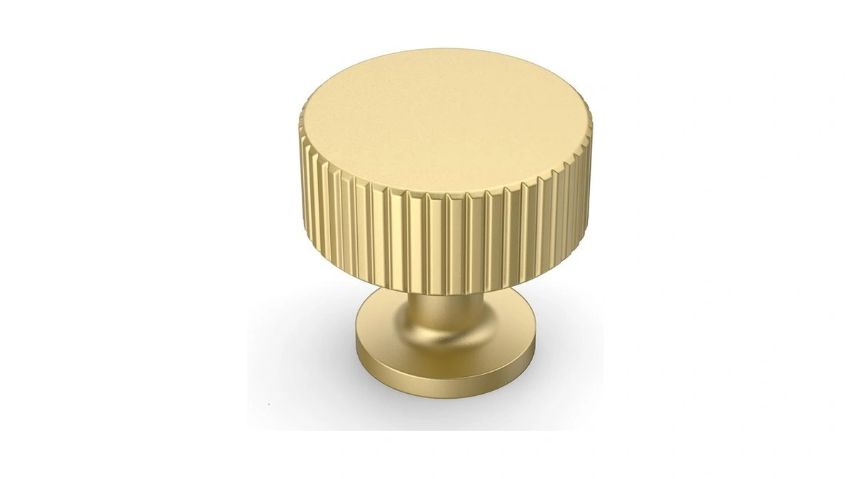 Amerdeco 10 Pack Brushed Gold Cabinet Knobs