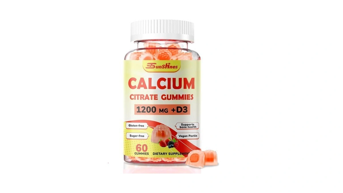 Calcium 1200 Mg With Vitamin D3 K2 Gummies,high Absorption For