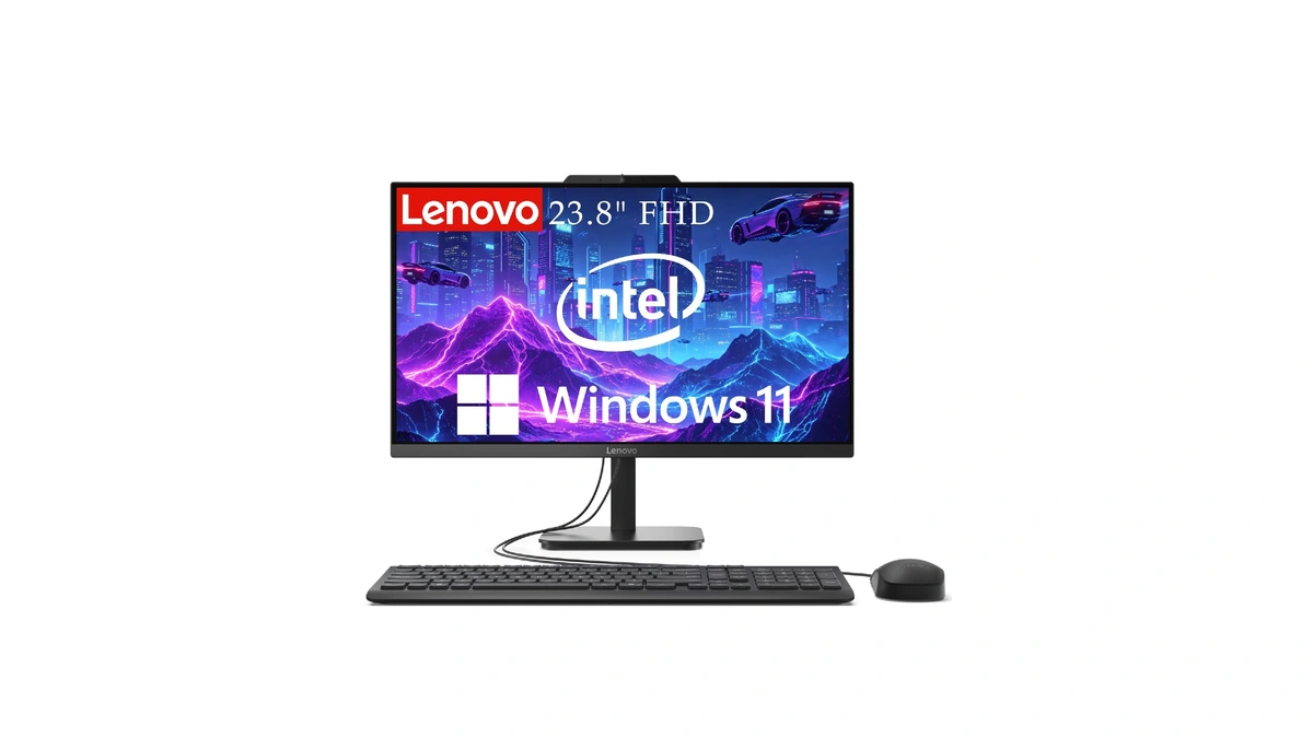 Lenovo Ideacentre 24" Fhd All-in-one Desktop, 16gb Ram 512gb Ssd