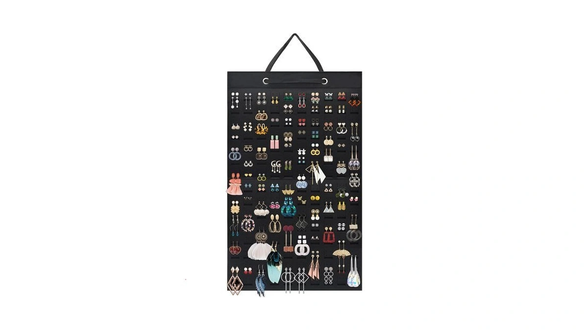 Nesyd Earring Holder Organizer, Hanging Earrings Storage Display Holds Up