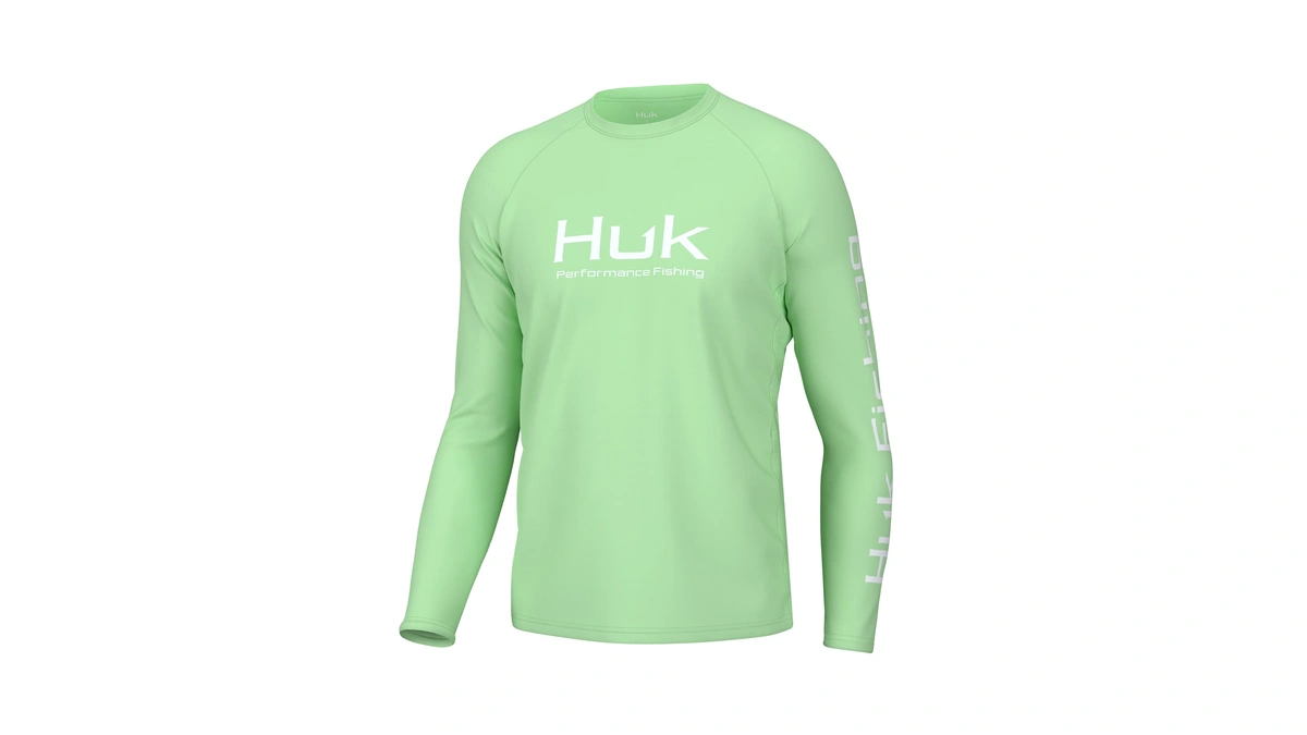 Huk Mens Pursuit Vented Long Sleeve Shirt, +30 Upf Fishing