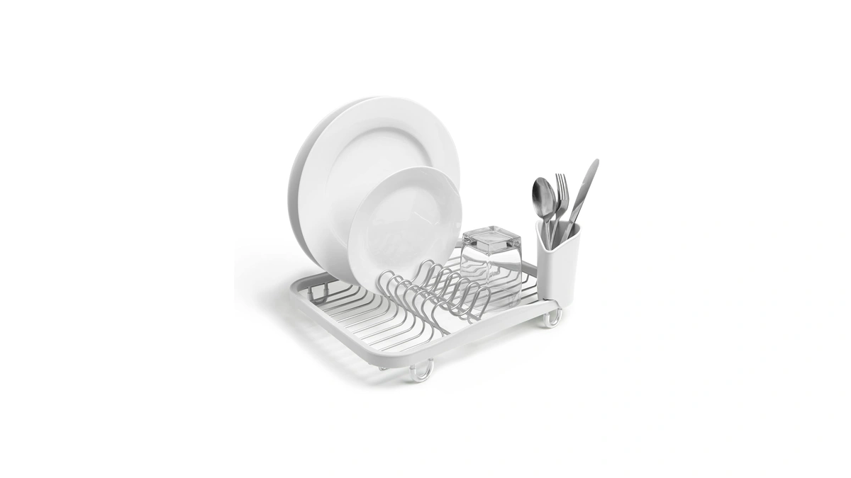 Umbra Sinkin Dish Drying Rack, In Sink Or Countertop Drainer,
