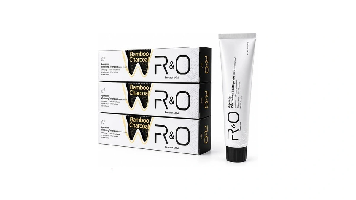 Keke Bamboo Charcoal Whitening Toothpaste With Hydroxyapatite & Fresh Mint,
