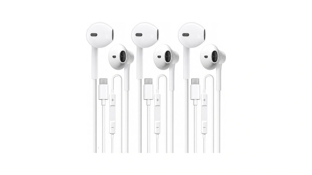 Usb C Headphones 3 Pack,type C Earphones For Iphone 17