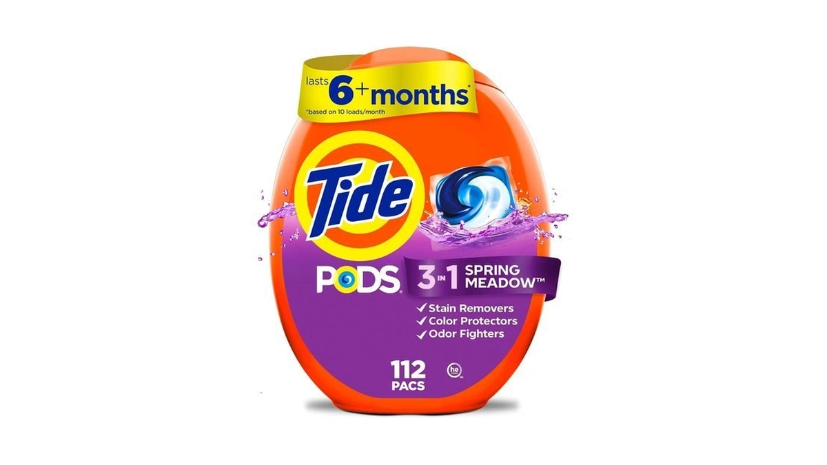 Tide Pods Laundry Detergent Pacs, 3-in-1 Stain Remover, Odor Fighter,