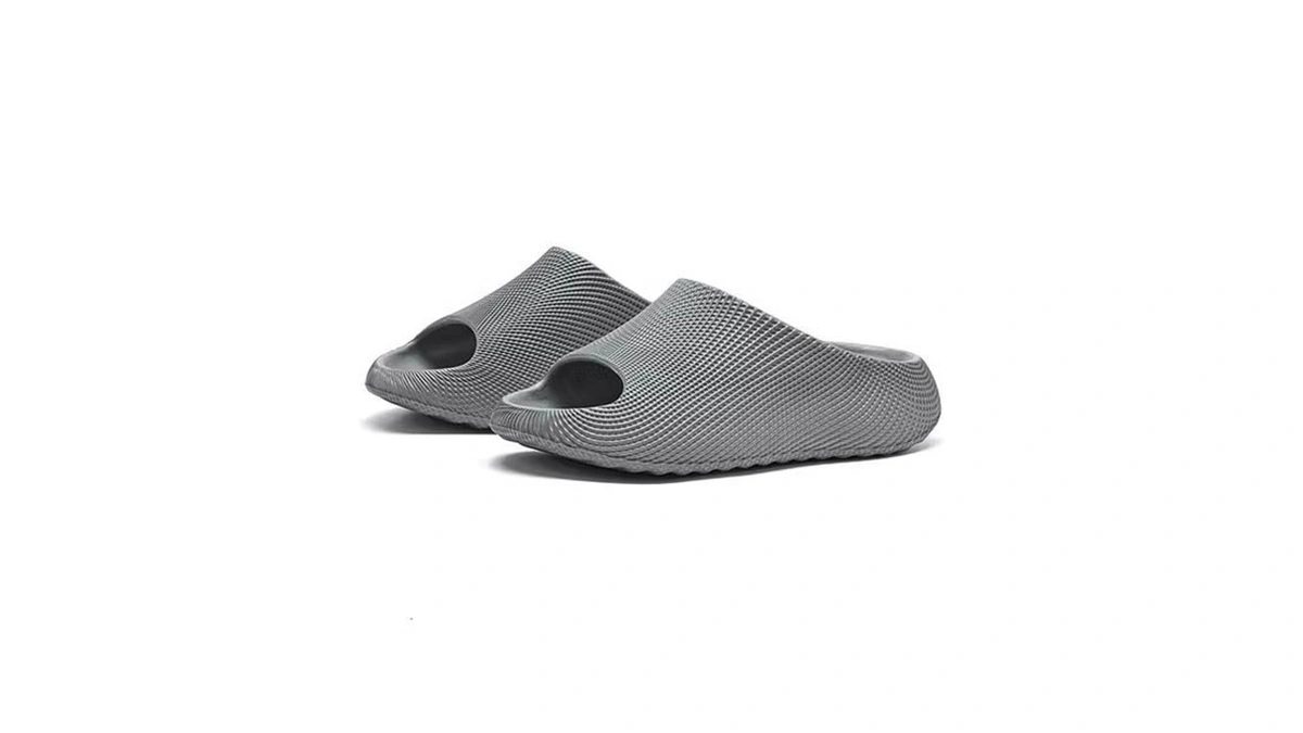 Cloud Slippers For Women Men, 3d Textured Recovery Sandals 3d-grey-36