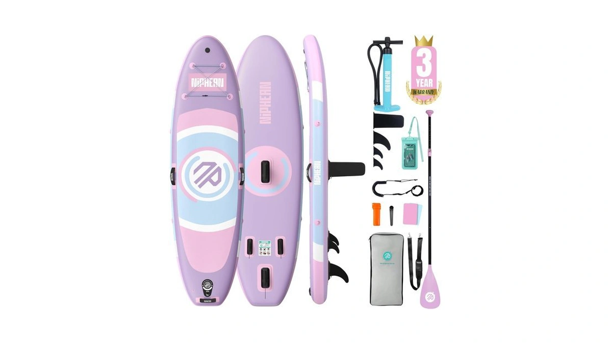 Niphean 10' Inflatable Paddle Board, Ultra-light Sup For Beginners
