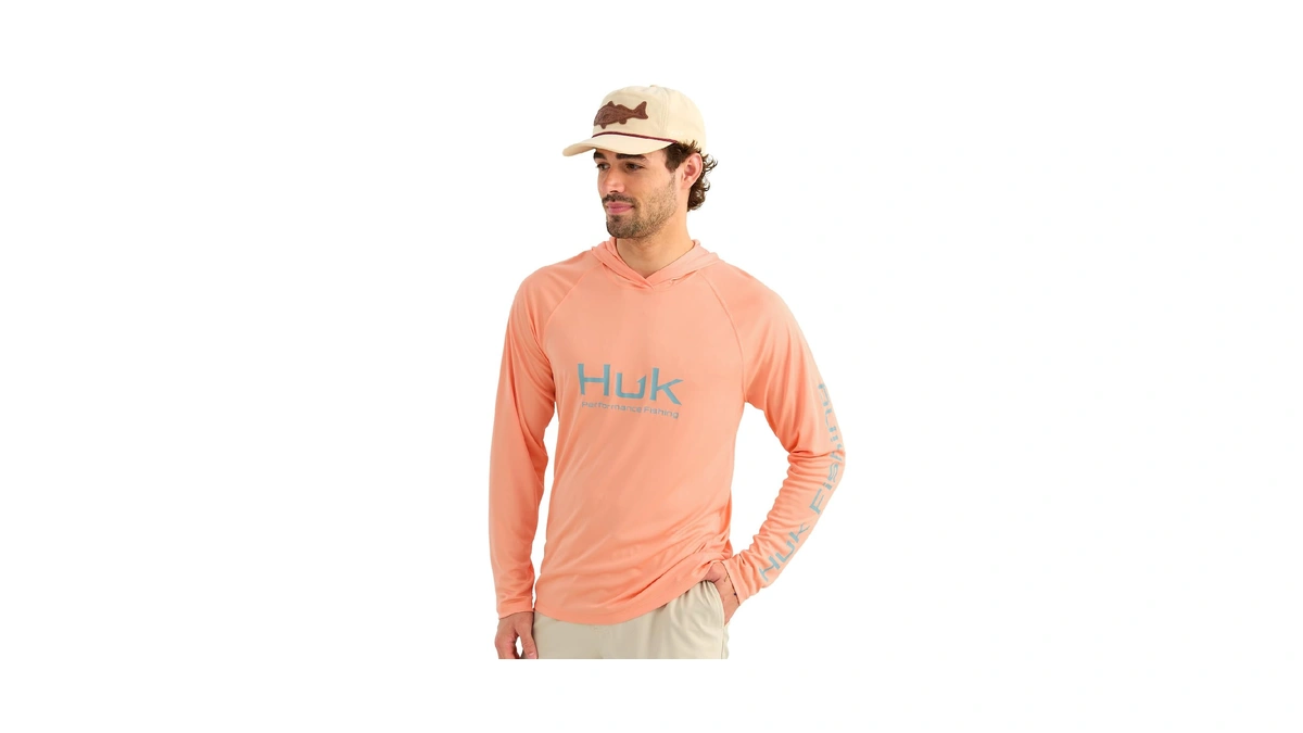 Huk Pursuit Vented Long Sleeve Hoodie, Fishing Shirt With Hood,
