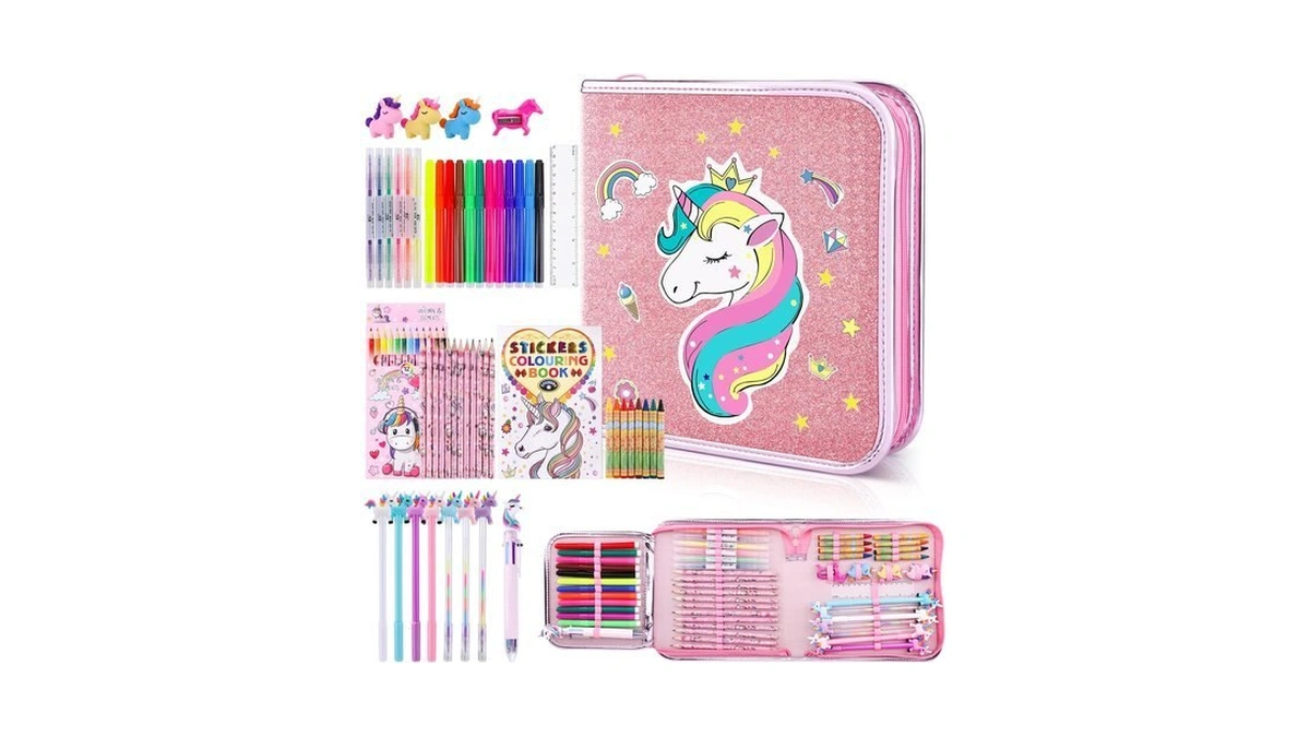 Maigozon 56 Pcs Scented Markers Art Supplies For Kids 4-8,
