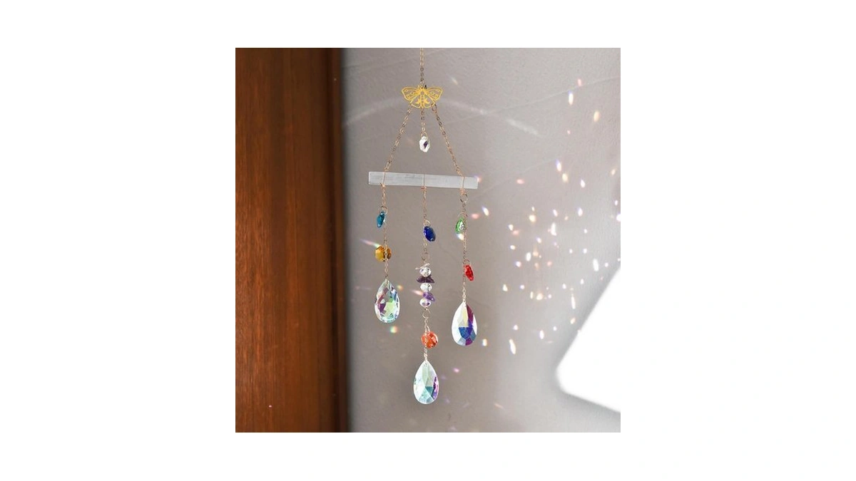 Hanging Crystal Suncatcher, Sun Catcher With Rainbow Maker(water Droplet)