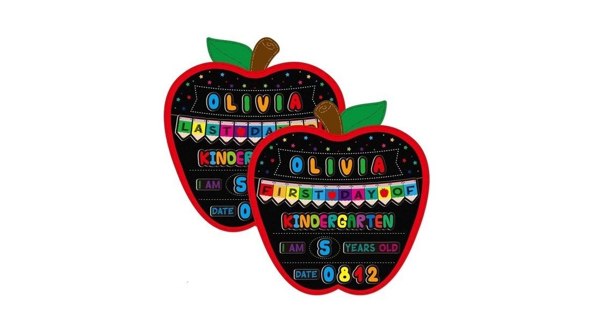 First Day Of School Board Sign With Diy Letters And