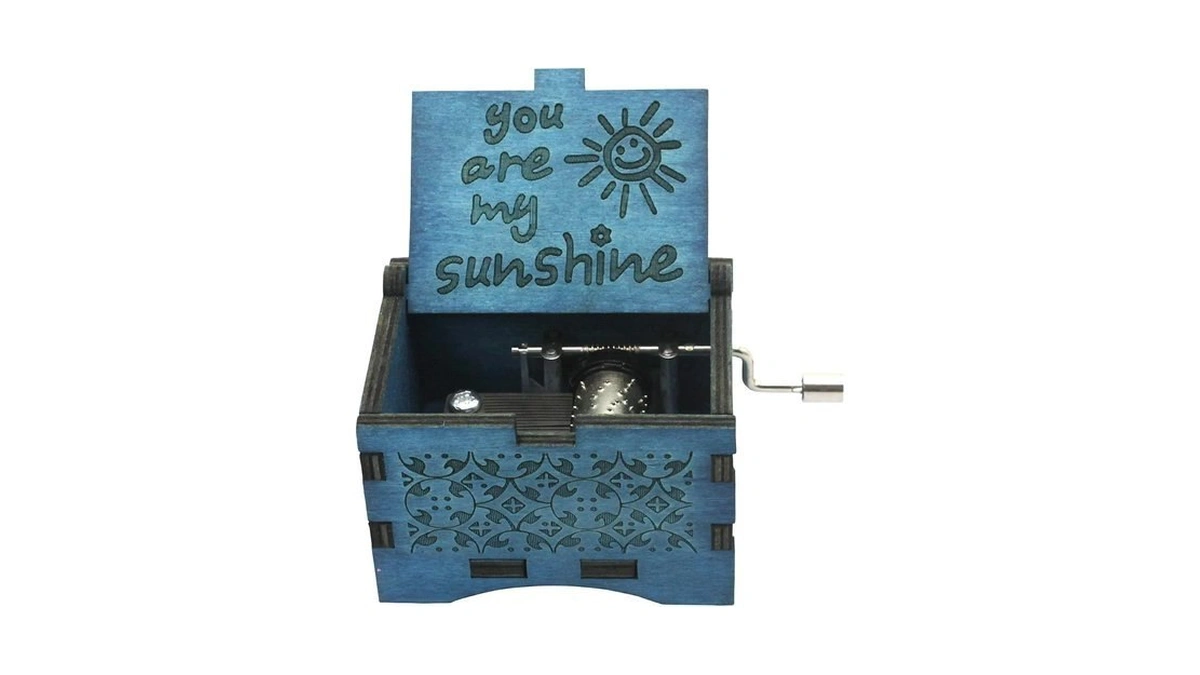 You Are My Sunshine Wooden Music Boxes Hand Crank Classical