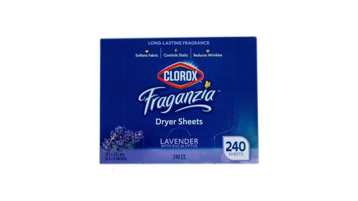 Clorox Fraganzia Dryer Sheets, Lavender Eucalyptus, 240 Count