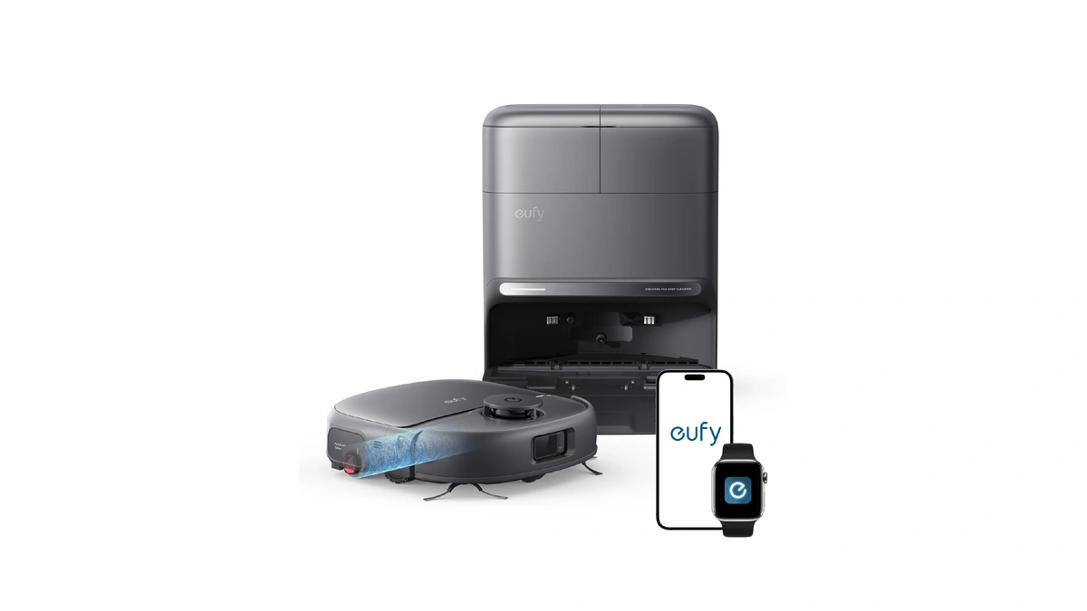Eufy C28 Robot Vacuum And Mop Combo, 15,000 Pa, Hydrojet