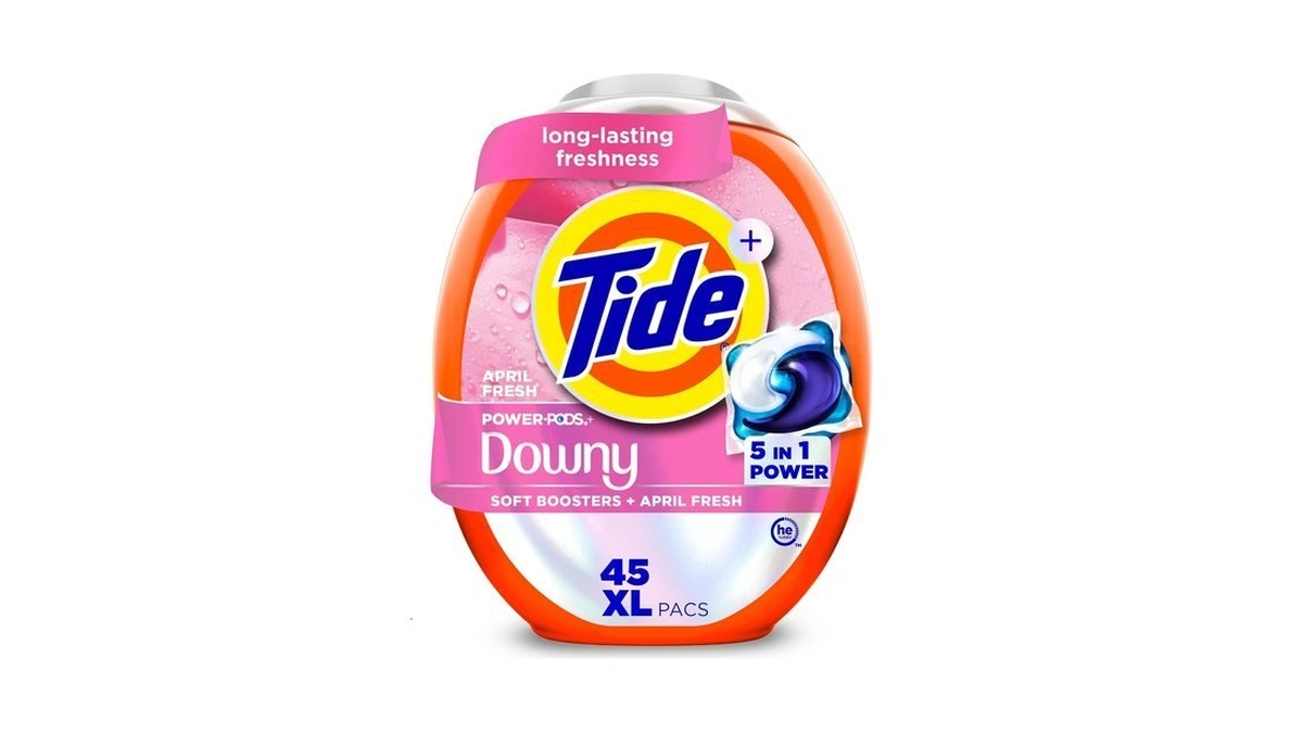 Tide Power Pods + Downy Laundry Detergent Pods, 45 Count,