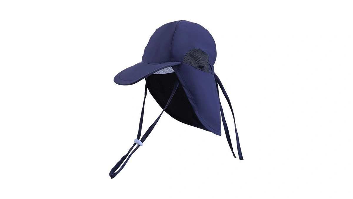 Baby Sun Hat With Neck Flap Adjustable Toddler Sun Hat