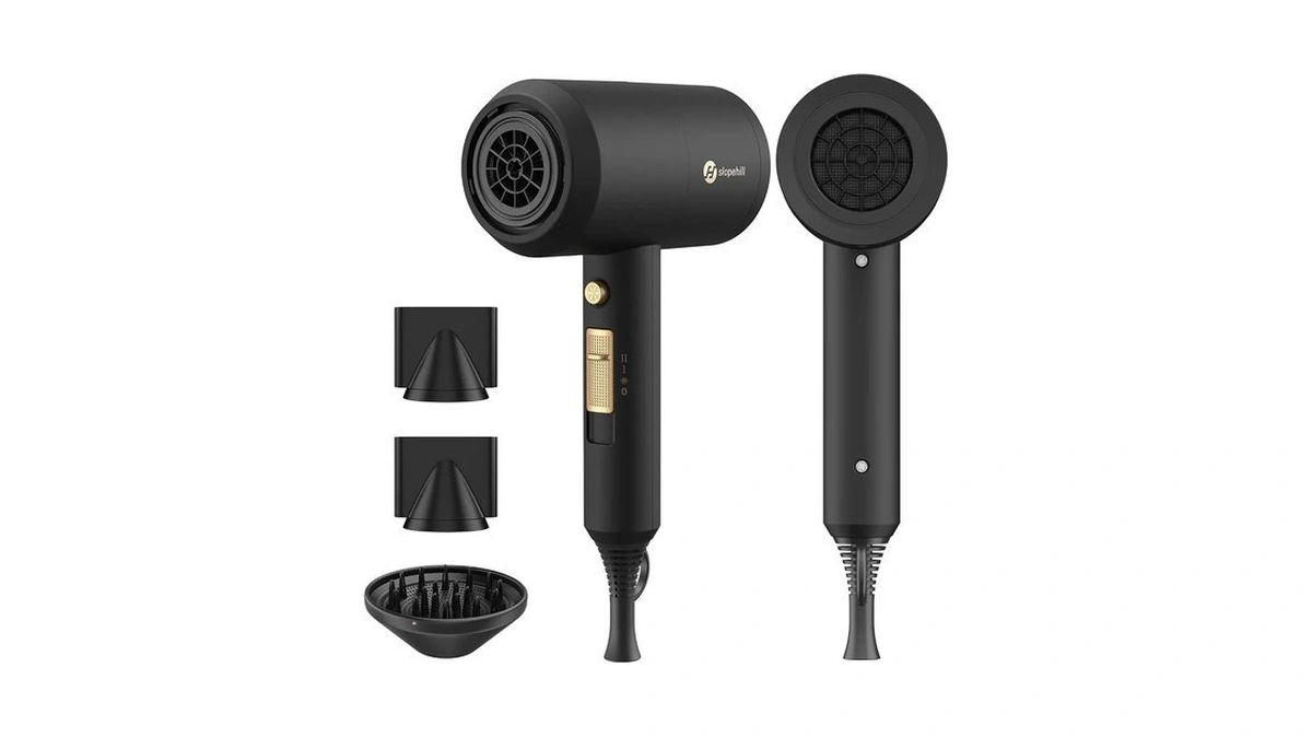 Slopehill Professional Ionic Hair Dryer, Powerful 1800w Fast Drying Low