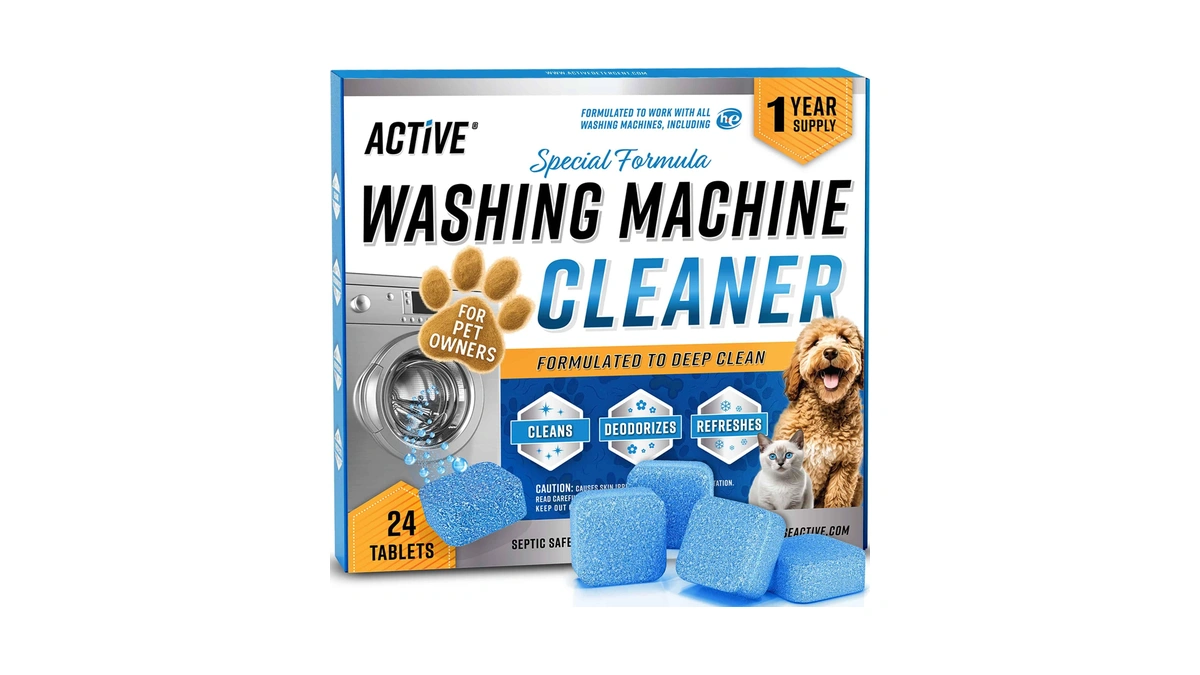 Active Washing Machine Cleaner For Pet Owners Enzymatic Deep Clean
