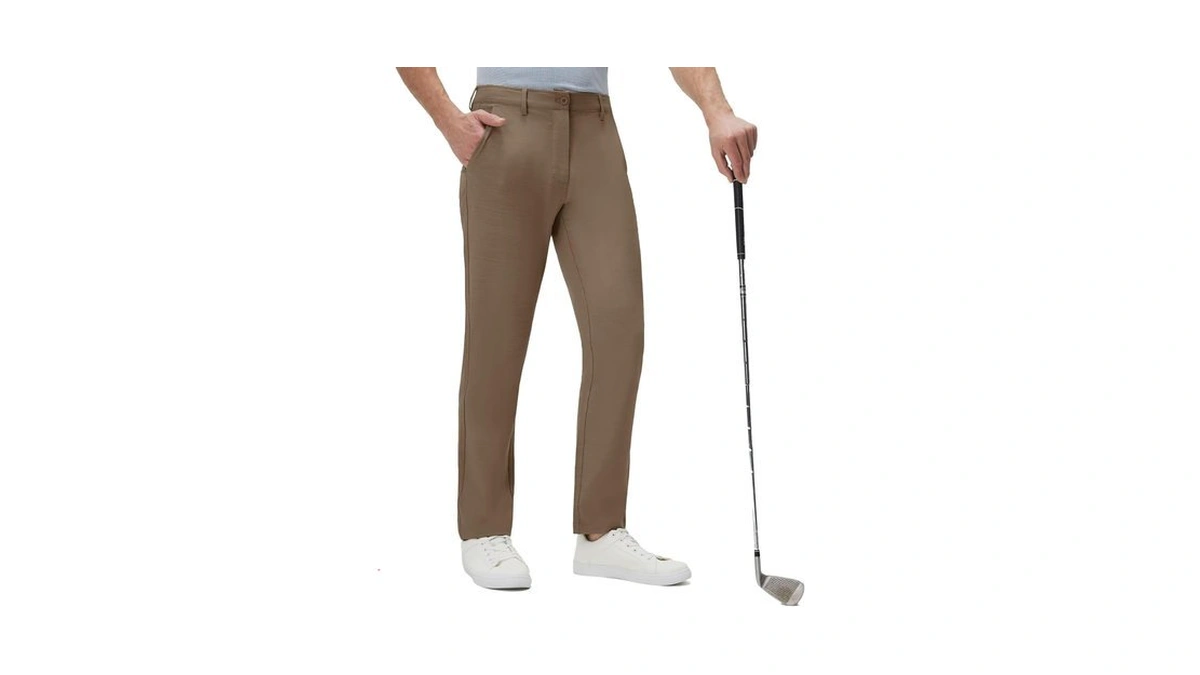 M Maelreg Golf Pants For Men Water-resistant Straight Fit Stretch