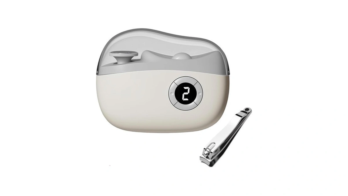 3-in-1 Automatic Electric Nail Clippers With Display, Led Light &