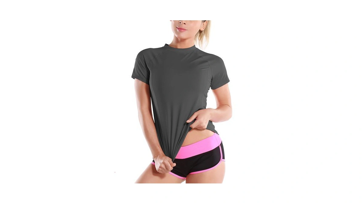 Bubblelime Upf 50+ Rashguard Women Swimsuit Top Quick Dry Surfing