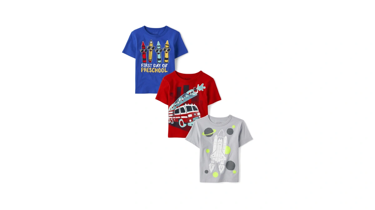 The Children's Place,baby Boys,and Toddler School Days Short Sleeve Graphic