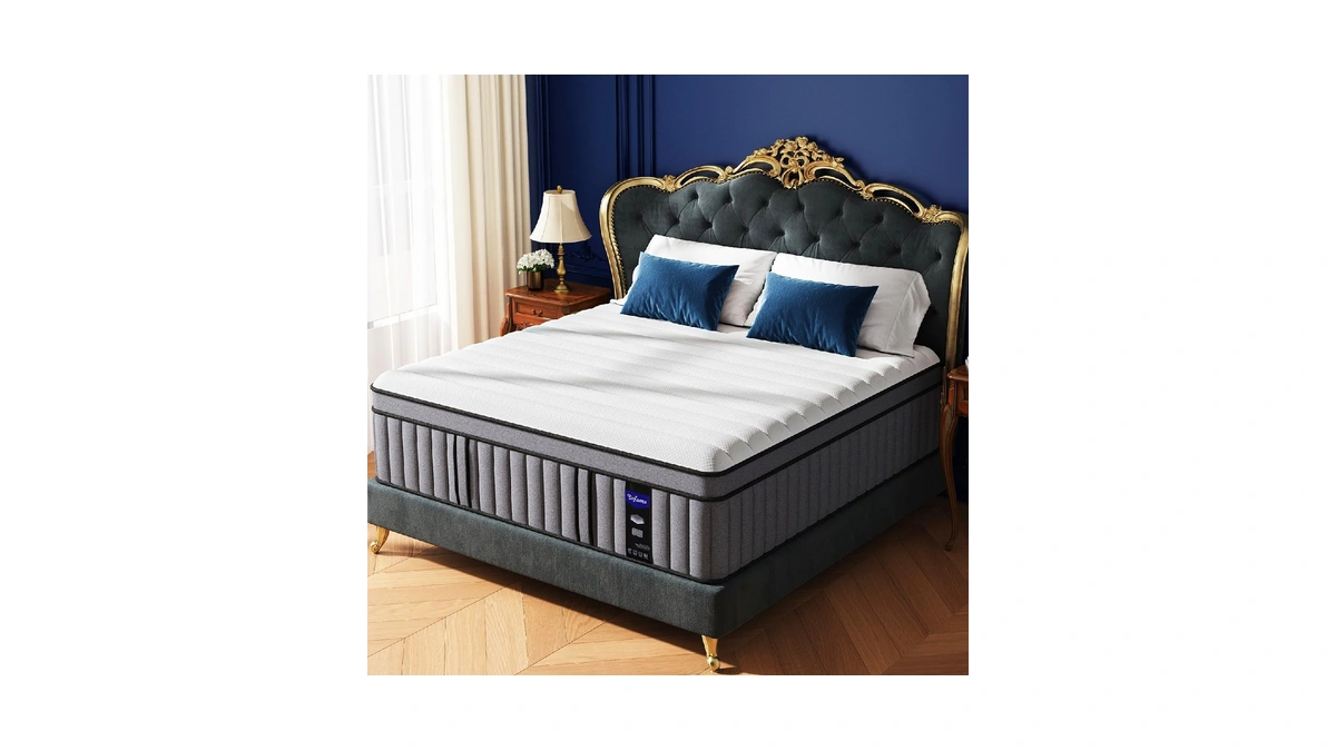 Upgraded Luxury 16 Inch King Size Hybrid Mattress In A