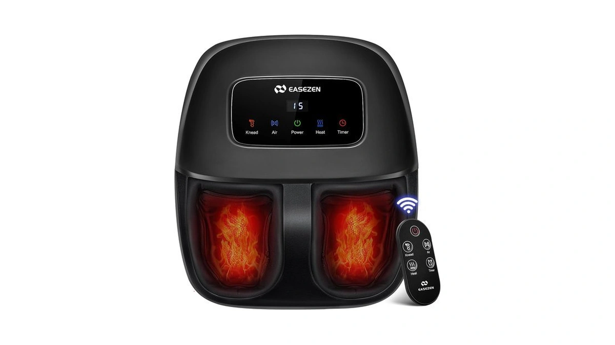 Easezen Foot Massager Machine With Heat, Shiatsu Foot Massager With