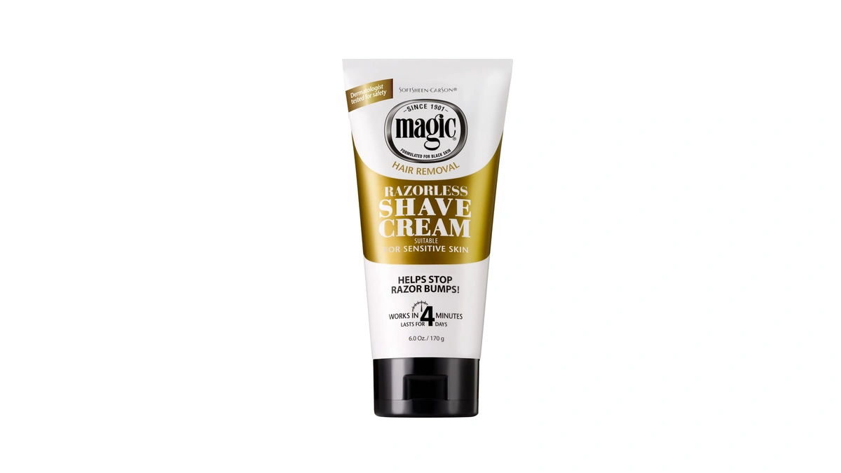 Softsheen-carson Magic Razorless Shaving Cream, Depilatory Hair Removal Cream, Works