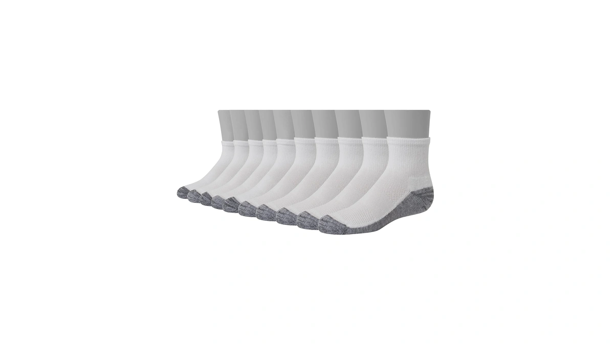 Hanes Boys Ultimate Ankle And No Show Performance Sport Socks,