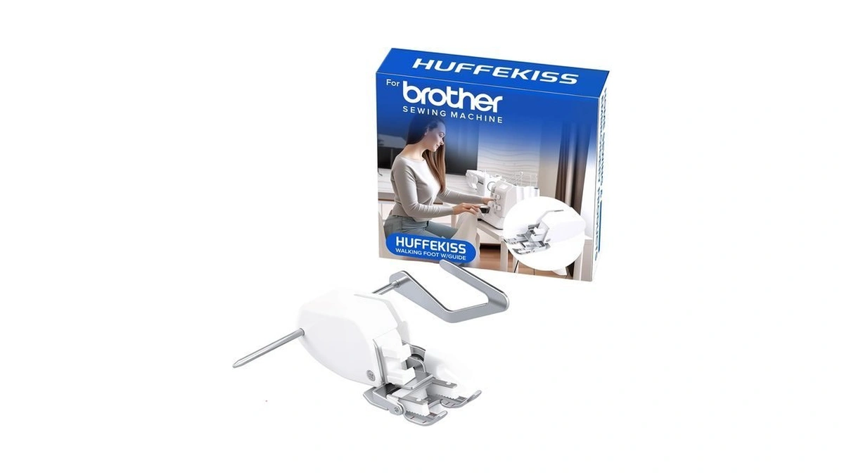 Walking Foot For Brother Sewing Machine With 1/4" Guide, Sa140
