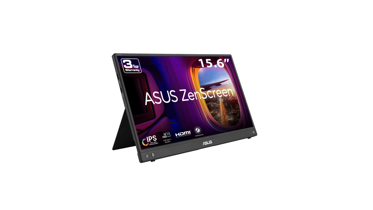 Asus Zenscreen Mb16ahv 15.6 Inch 1080p Portable Monitor