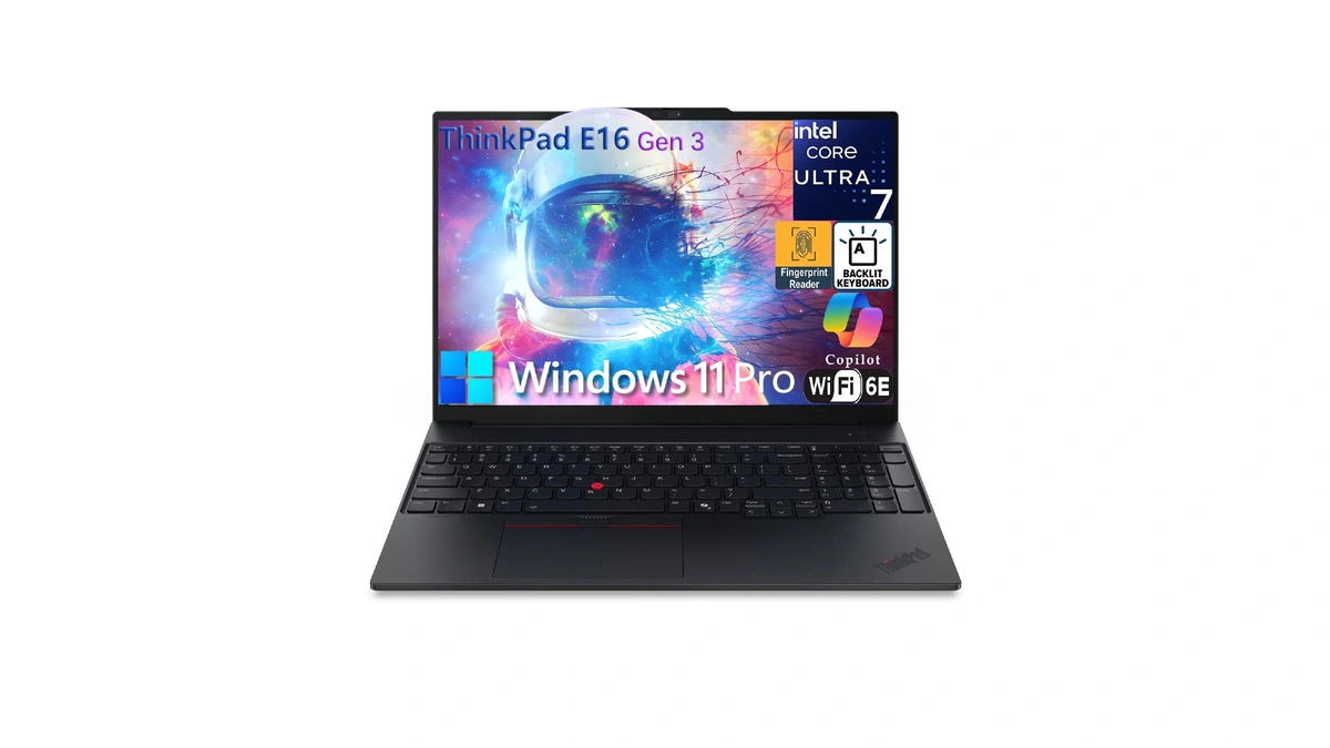 Lenovo Thinkpad E16 Gen 3, Ultra 7 255h, 16gb Ddr5,