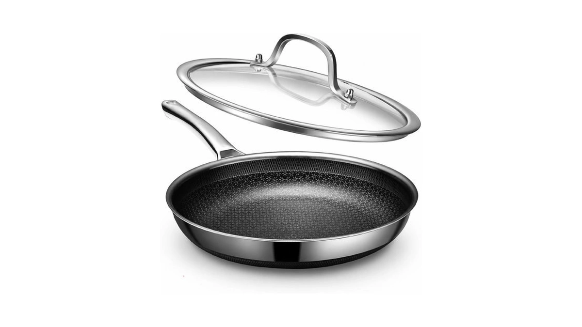 Non Stick Frying Pans, 12 Inch Hybrid Commercial Baking Pans