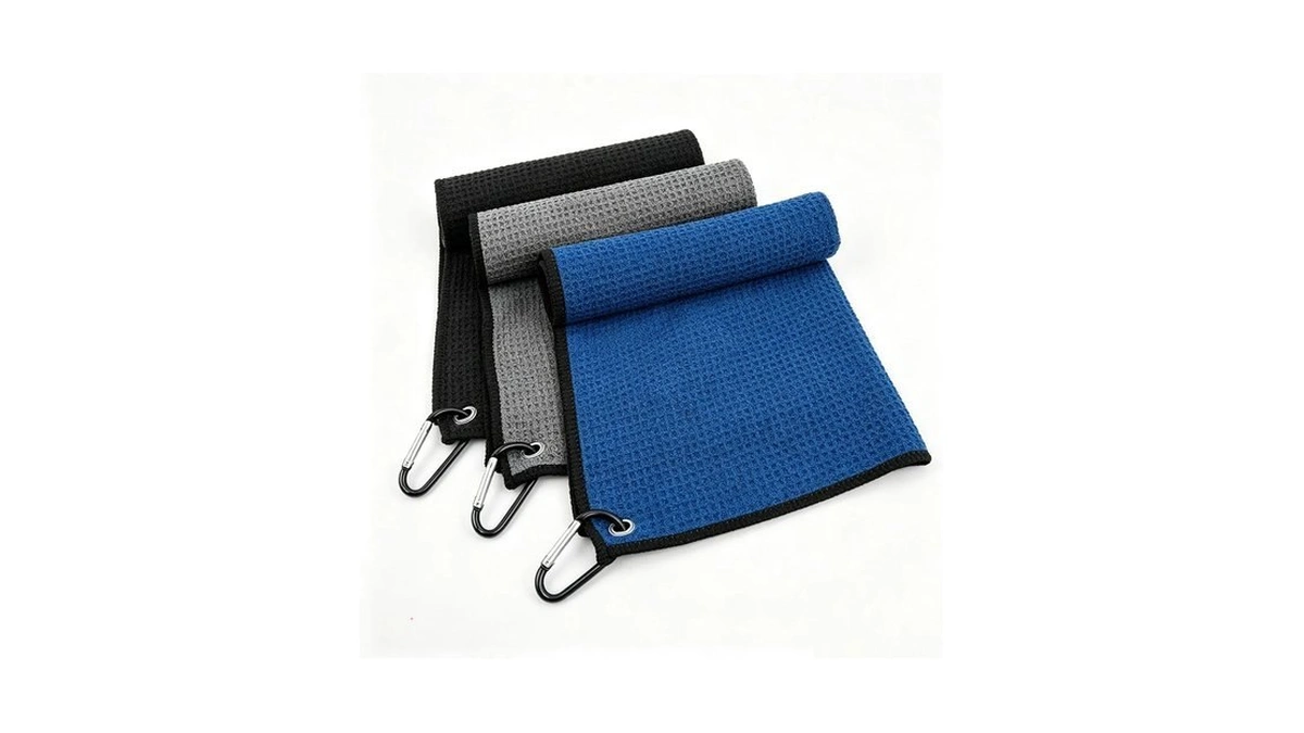 Nuoyee 3 Pack Microfiber Golf Towel Set Men Women With