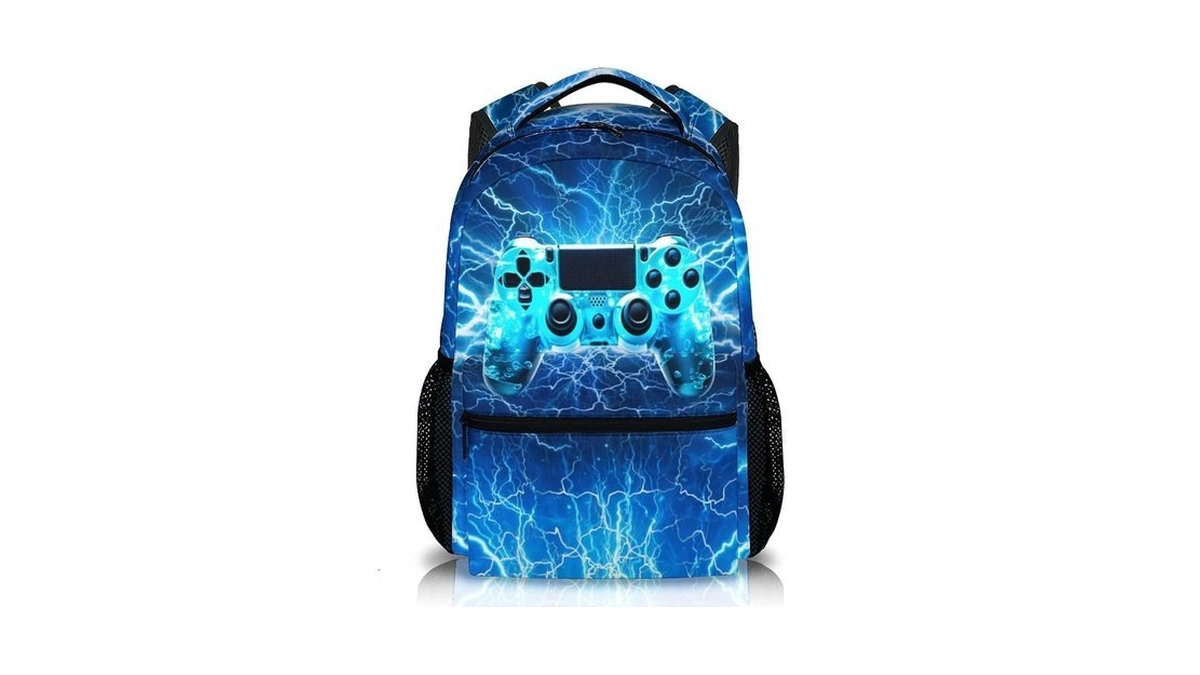 Boys Backpack For Kids Teens, Gamer Schoolbag For School Travel