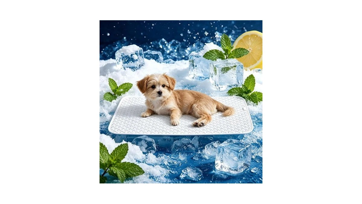 Timsunber Self-cooling Dog Mat, Q-max>0.5 Breathable Pet Pad For Summer