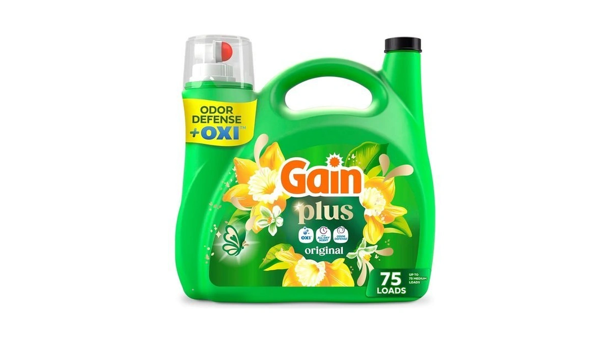 Gain Plus Liquid Laundry Detergent, Cleaner, Fresher, Now With Oxi,