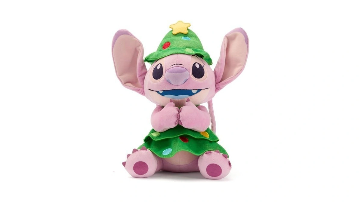 Disney Store Official Angel Holiday Plush - Lilo & Stitch