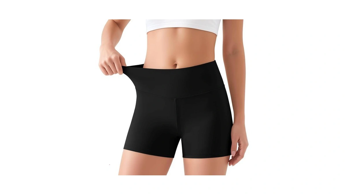 Langyiwee Girl Athletic Shorts School Clothes,7-8 Years,black