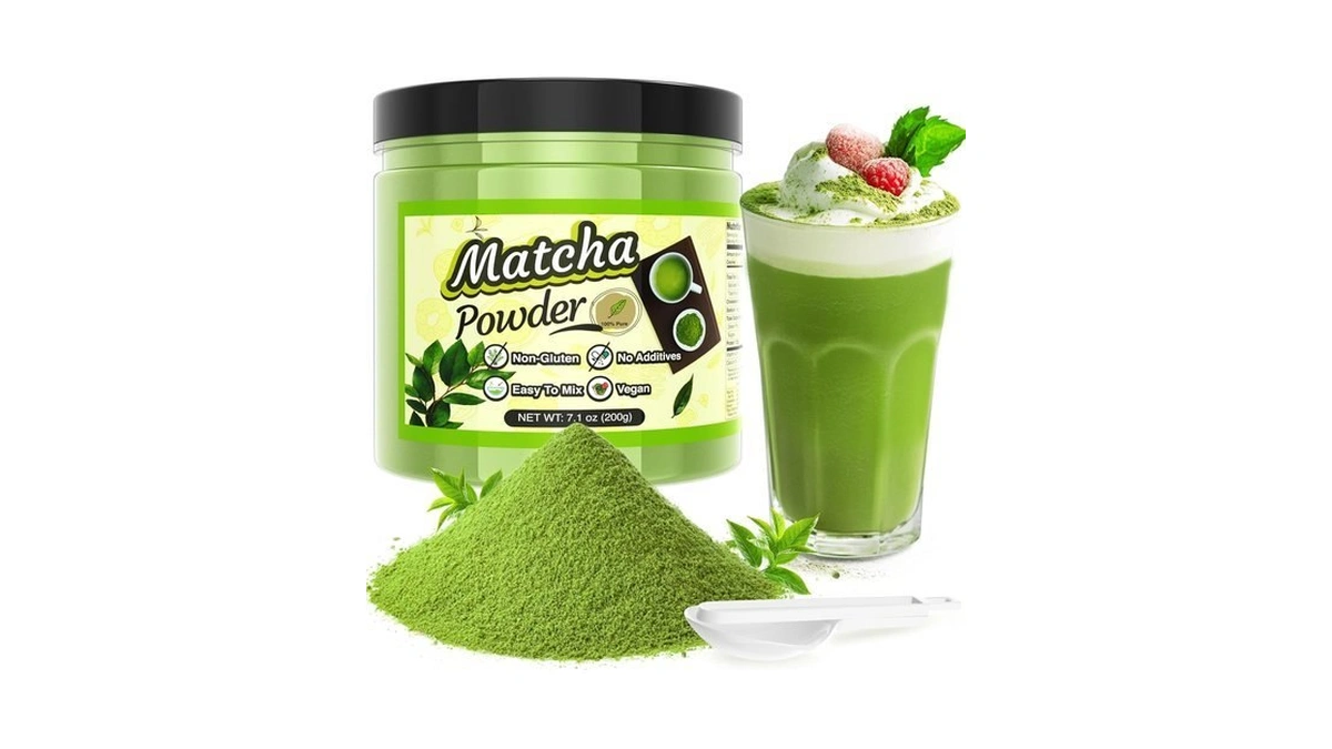 Ceremonial Grade Matcha Powder - 200g Natural Green Food Coloring