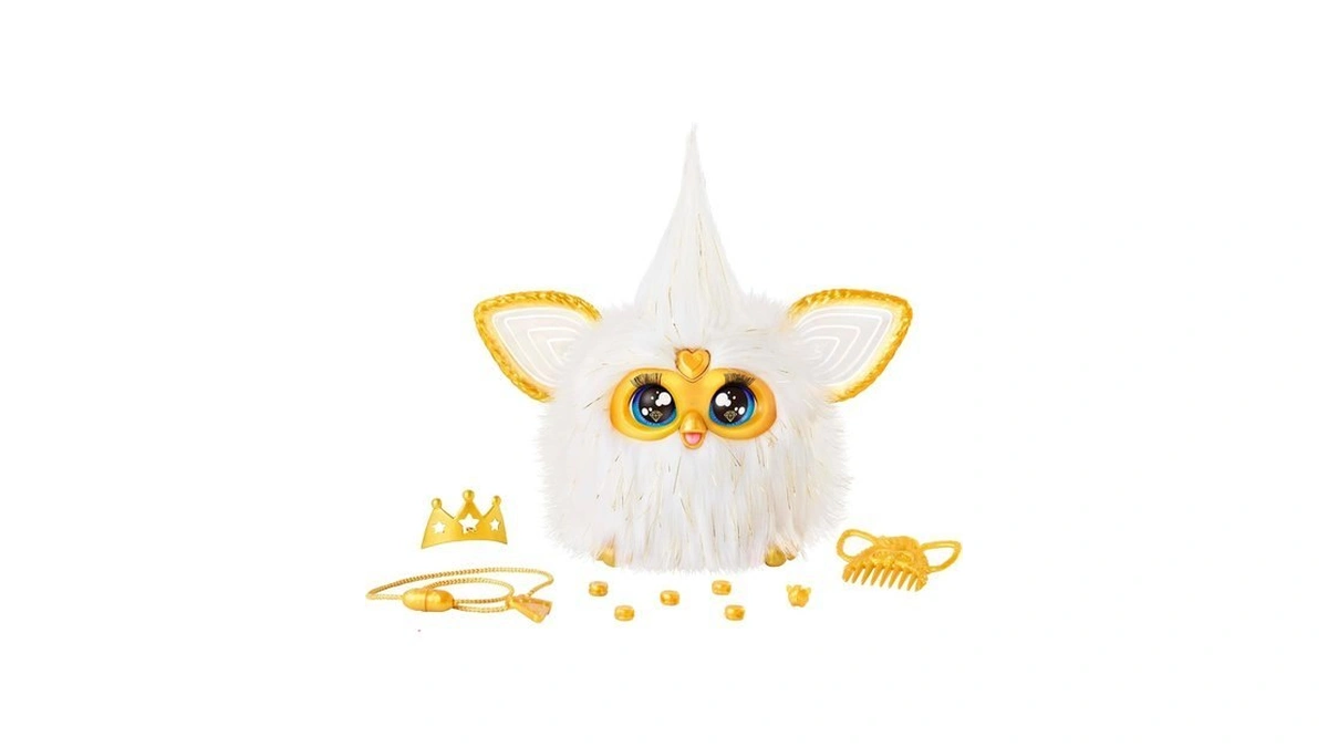 Furby Gold Glam Interactive Plush Toys For 6 Year Old