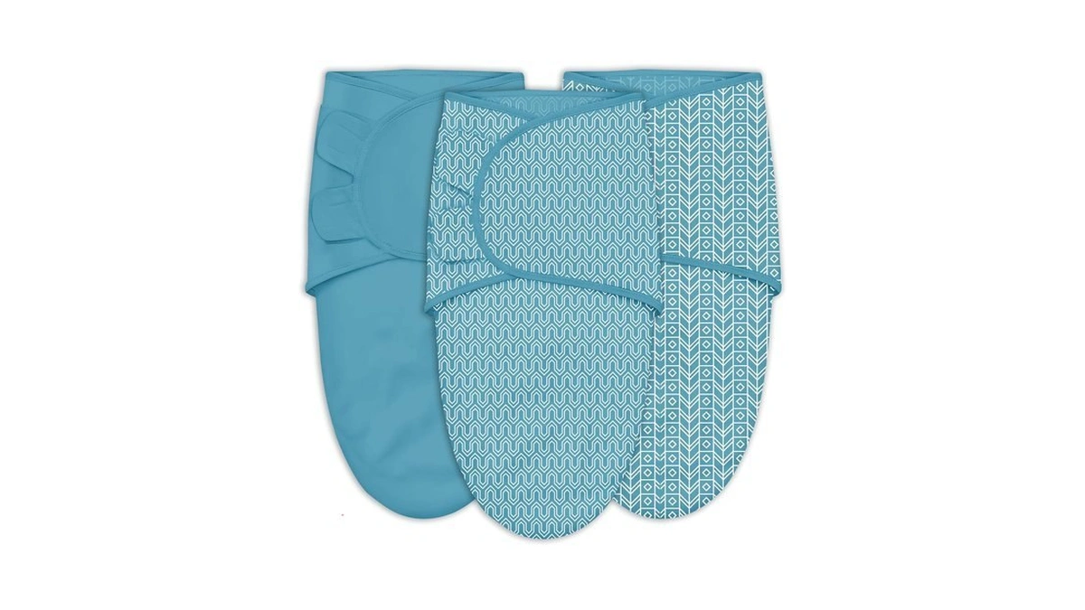 Sweet Dolphin 3-pack Baby Swaddle Sleep Sacks - Newborn Swaddle