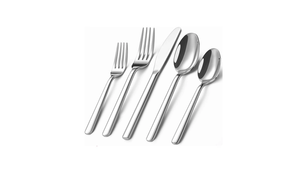 Ervilo 10-piece Silverware Set For 2, Balanced Weight Stainless Steel