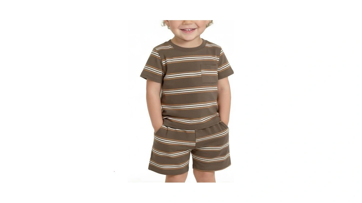 Amazon : Xaatren Toddler Boy Summer Outfits, Dark