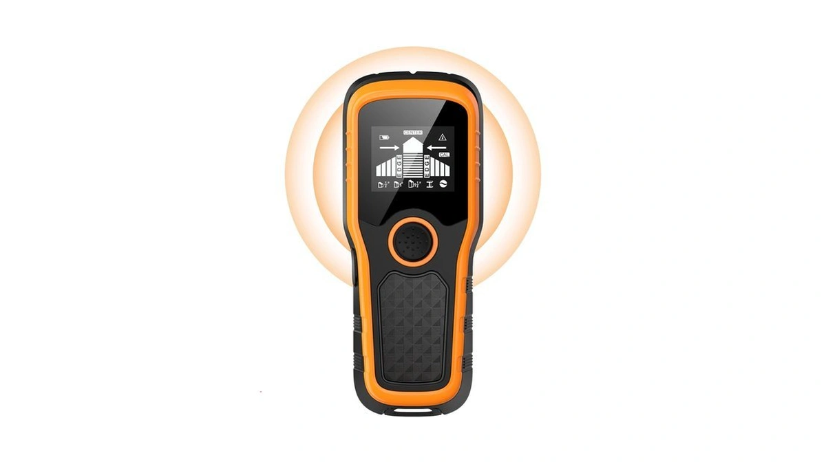 Stud Finder Wall Scanner, Advanced 5-in-1 Detector, Orange