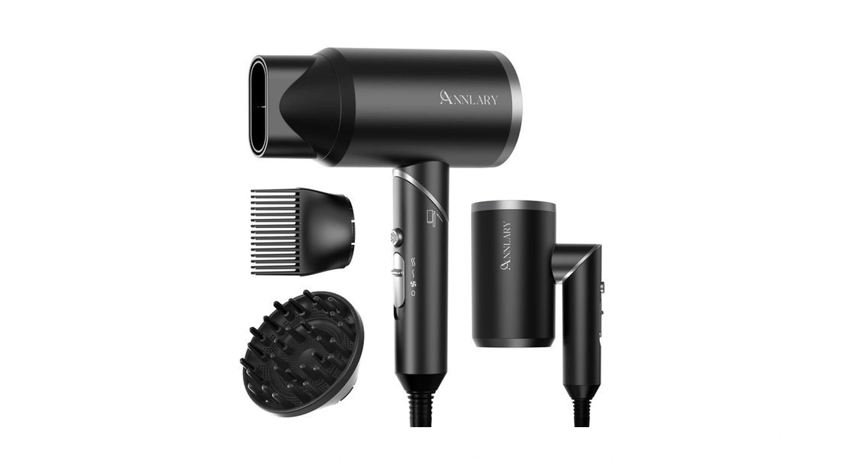 Annlary Hair Dryer With Comb, Annlary 1800w Blow Dryer With
